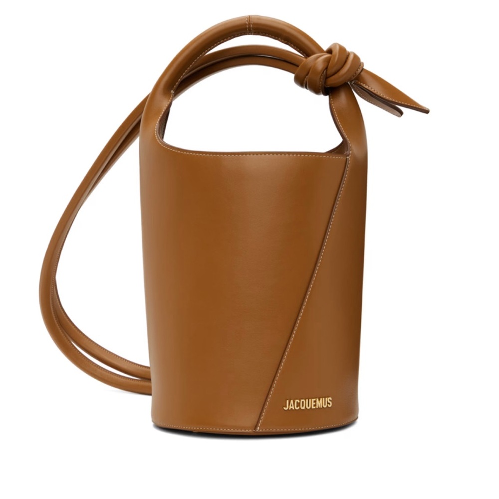 NWT Jacquemus Brown 'Le petit Tourni' Bag - Picture 6 of 8